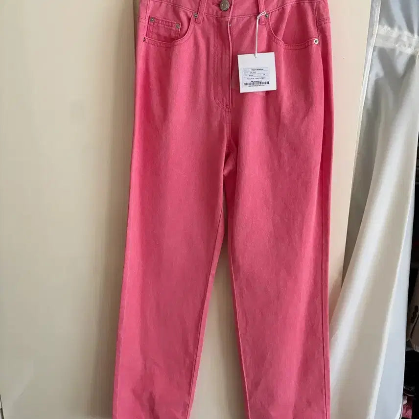 [BUNJANG] The Handsome Store Summer Denim Semi-Wide Pants S55 / 새상품/한섬 폼더스토어 여름용 데님/세미와이드/S55