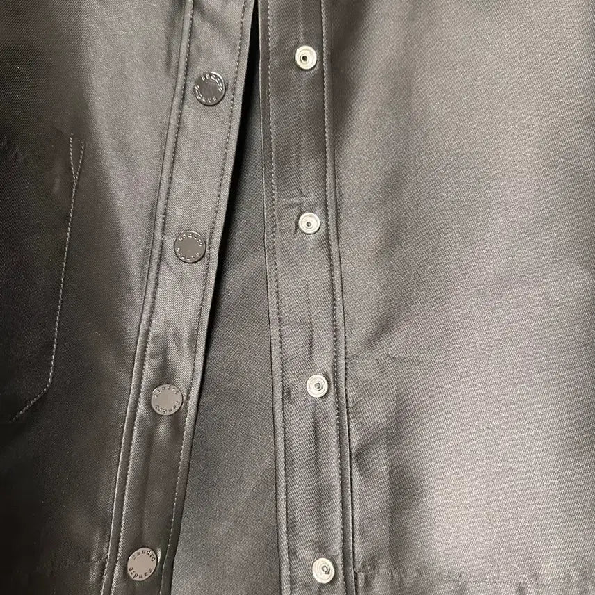 [BUNJANG] Sandro Tonal Stripe Shirt Jacket - Size 36 / 산드로 sandro 톤온톤 셔츠 자켓 36 새상품