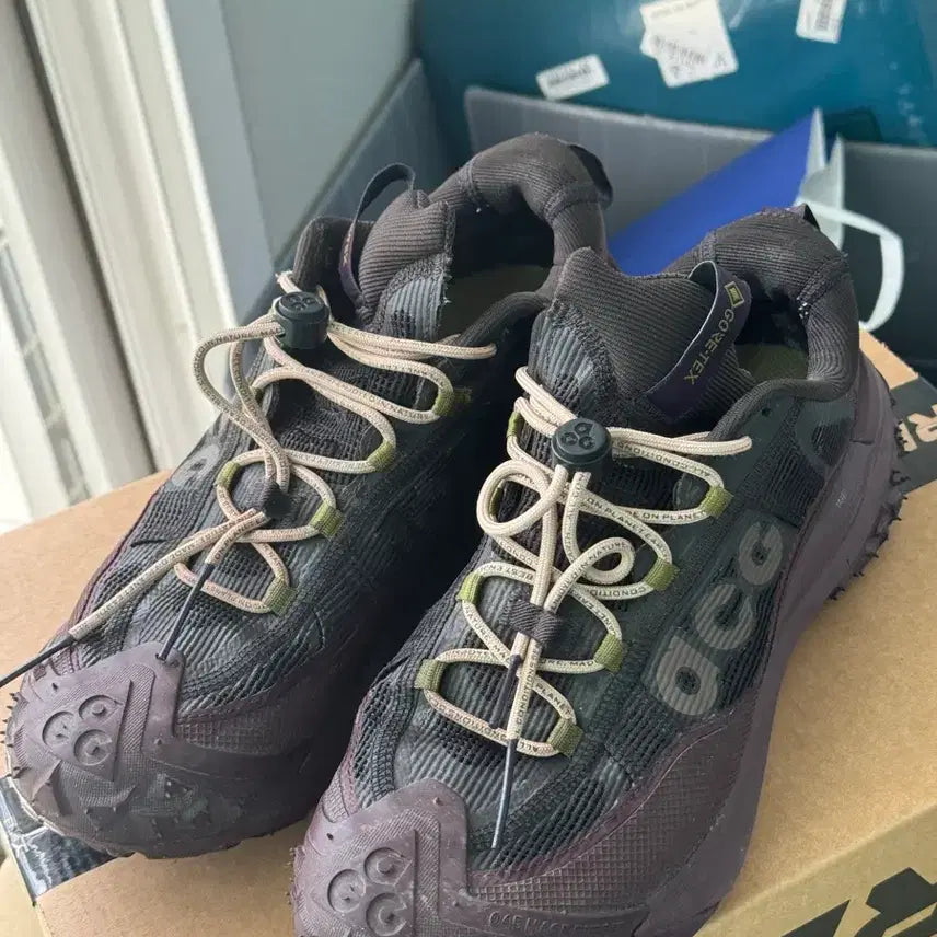 [BUNJANG] Nike ACG Mountain Fly 2 Low Gore-Tex Burgundy 270 / 니이키 acg 마운틴플라이 2 로우 코어텍스 버건디 270