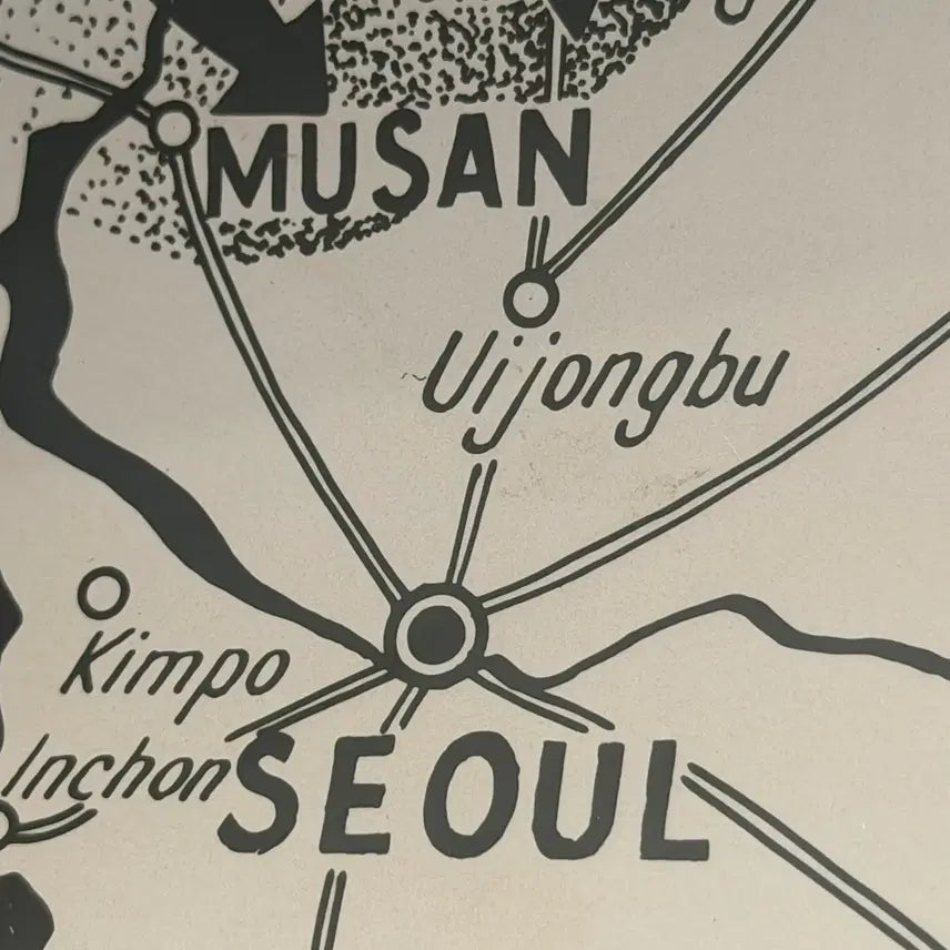 [BUNJANG] 1951 Korean War Offensive Rouge Original Press Photo / 1951년 - 6.25 전쟁  홍색 공세 희귀 빈티지 프레스 포토
