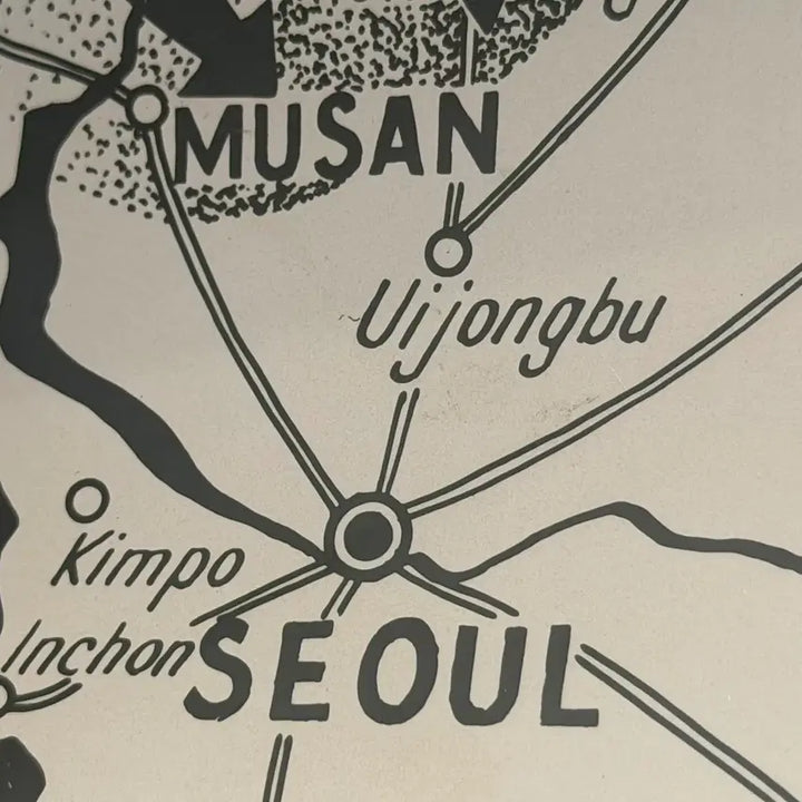 [BUNJANG] 1951 Korean War Offensive Rouge Original Press Photo / 1951년 - 6.25 전쟁  홍색 공세 희귀 빈티지 프레스 포토