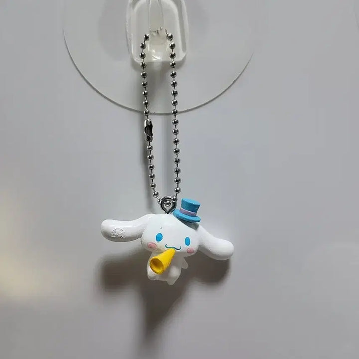[BUNJANG] Cinnamoroll Trumpet Keychain / (5월까지 할인)시나모롤 나팔 키링