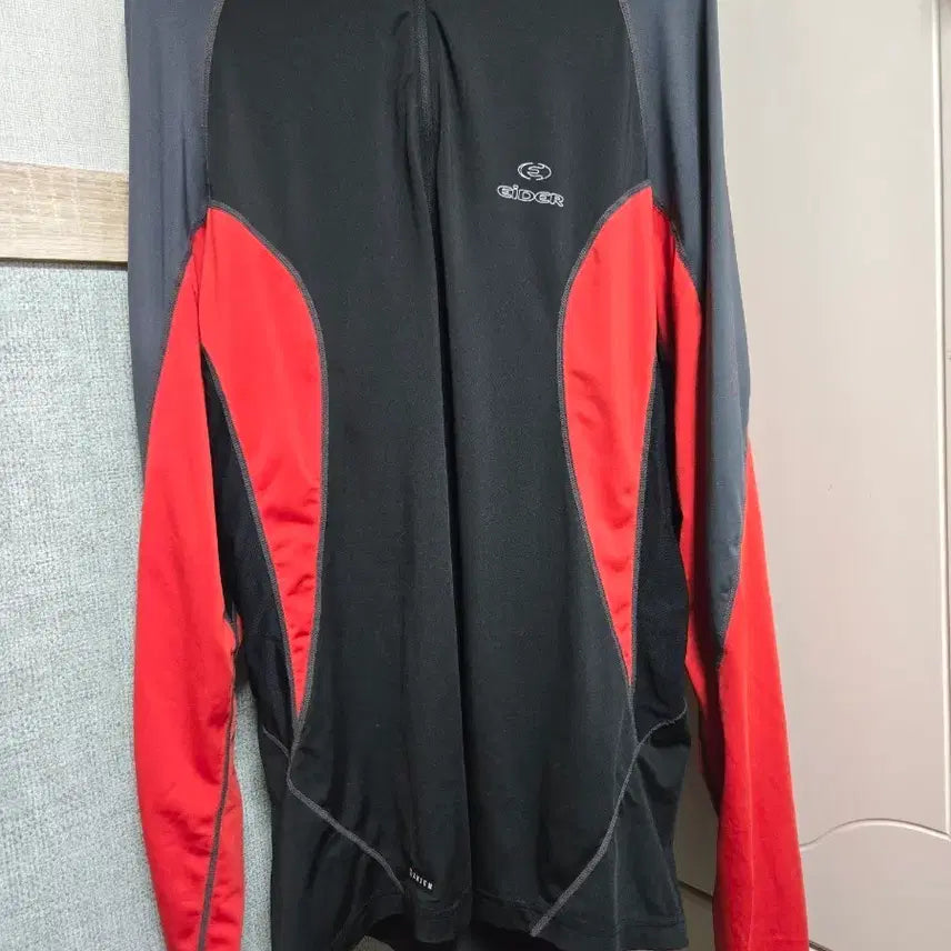 [BUNJANG] Aider Long-Sleeve T-Shirt (Black/Gray/Red) / 아이더 검/회/빨 삼색 긴팔 티셔츠