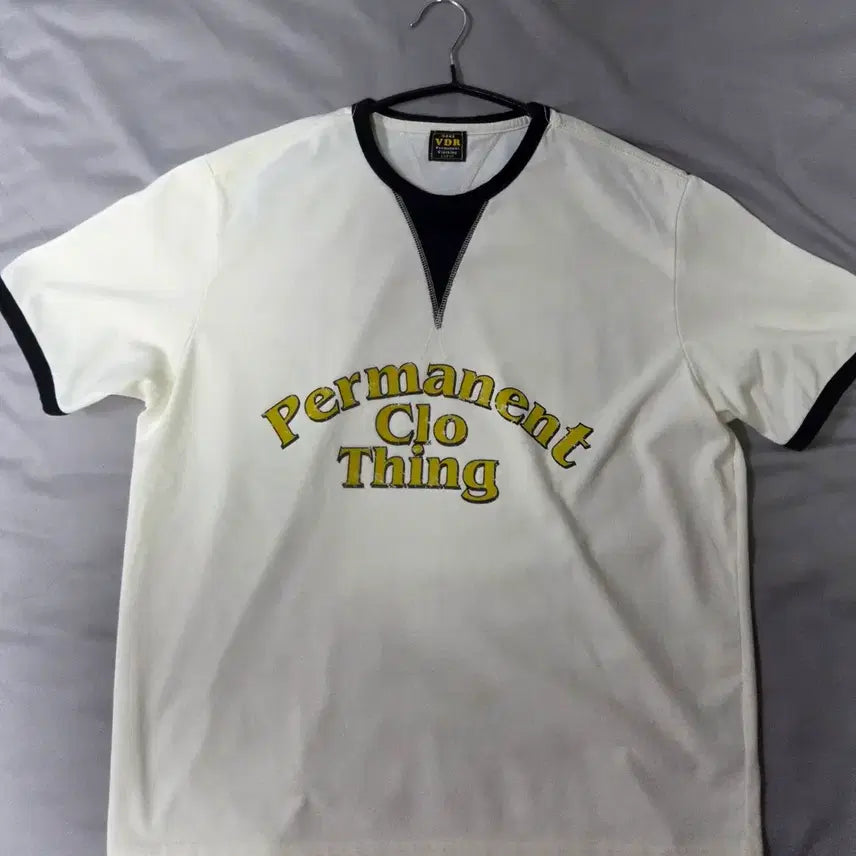 [BUNJANG] VDR Ringer T-Shirt Night Vanilla / 비디알VDR 링거티
