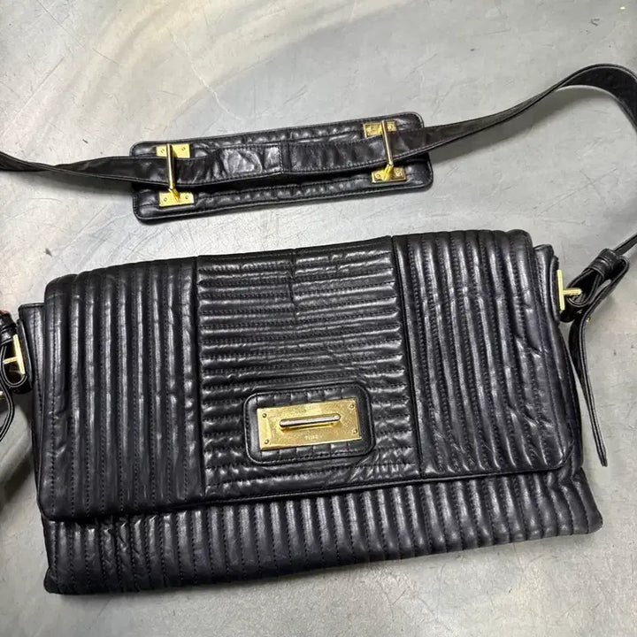 [BUNJANG] Time Leather Crossbody Bag / 타임 크로스백