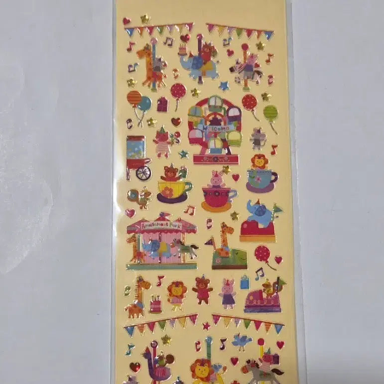 [BUNJANG] Vintage Circus Stickers / 고전 서커스 스티커