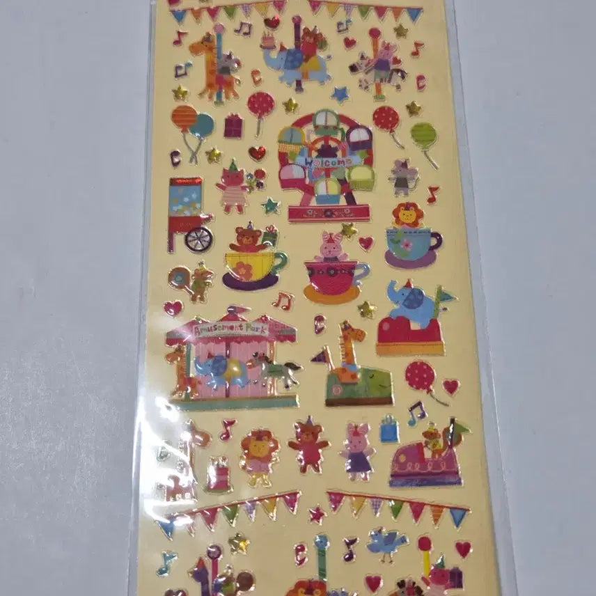 [BUNJANG] Vintage Circus Stickers / 고전 서커스 스티커