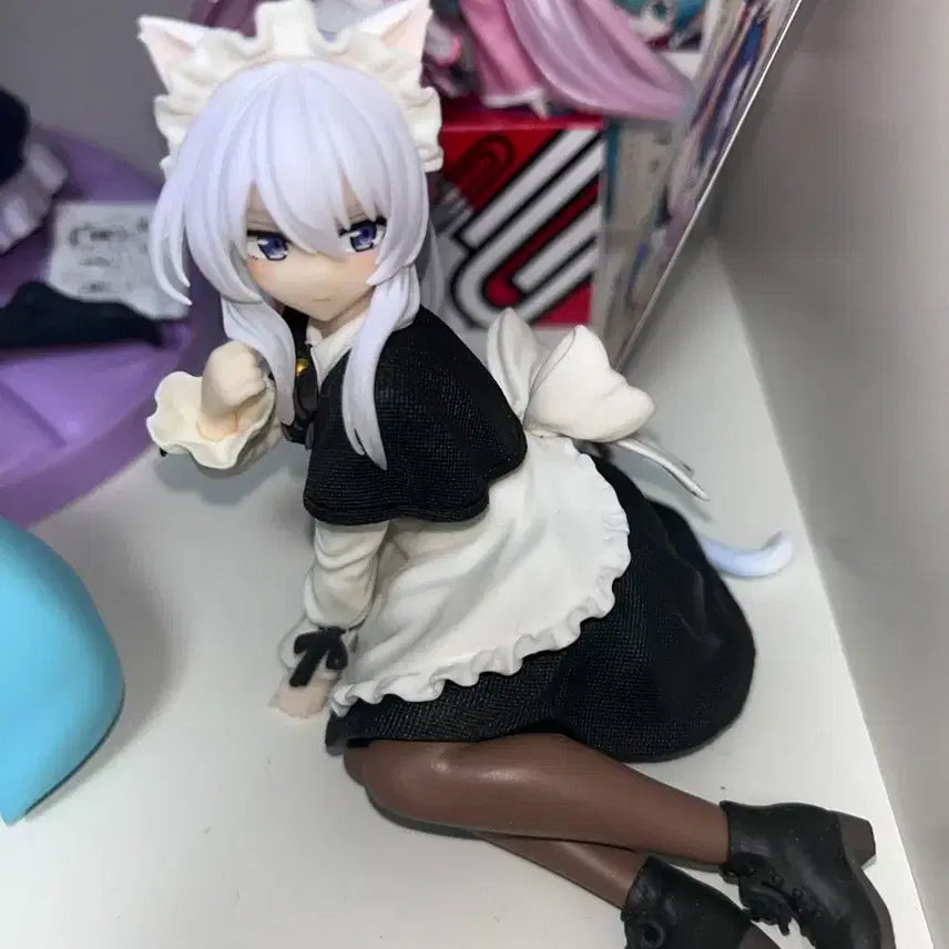 [BUNJANG] Taito Elaina Cat Ear Maid Noodle Stopper Desktop Figure / 오늘만이가격)타이토일레이나 고양이귀 메이드 데스크탑 피규어 누들스토퍼