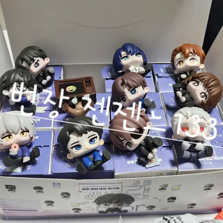 [SOLD OUT] 괴담출근  괴출 모두앉아 피규어 B세트 히든솔음 포함 풀세트 판매 풀셋