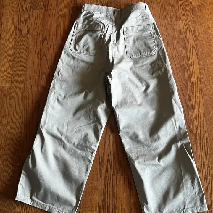 [BUNJANG] IEY Beige Cotton Pants / 이에이 IEY 베이지 팬츠