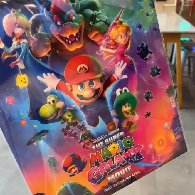 [BUNJANG] Super Mario Bros. Movie IMAX Poster / 슈퍼 마리오 브라더스 무비 포스터(cgv 아이맥스)