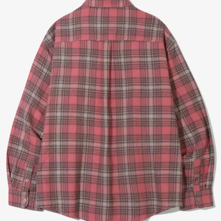 [BUNJANG] Base Moment Flannel Plaid Check Shirt Pink L / 베이스모먼트 - 플란넬 플레이드 체크 셔츠 핑크 L