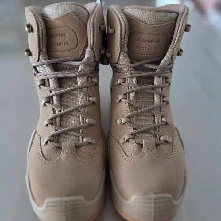 [BUNJANG] LOWA Tactical Walker Boots Beige / LOWA 로바 택티컬 워커 부츠 베이지