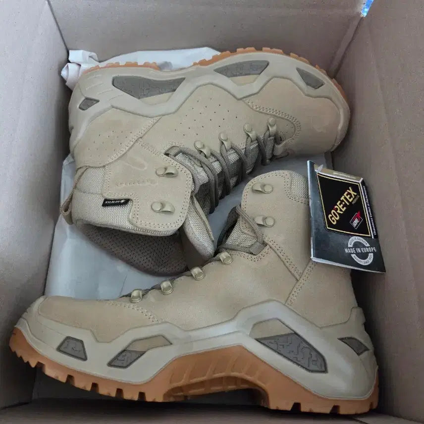 [BUNJANG] LOWA Tactical Walker Boots Beige / LOWA 로바 택티컬 워커 부츠 베이지