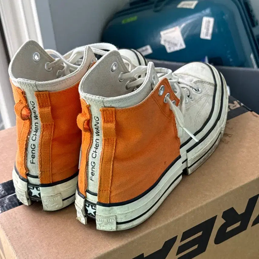 [BUNJANG] Converse Feng Chen Wang Persimmon Orange Sneakers 270 / 컨버스 펑첸왕 퍼시몬 오렌지 270