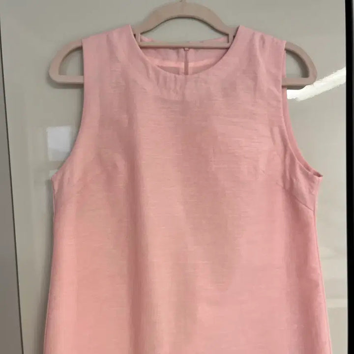 [BUNJANG] Berryu Linen Sleeveless Dress (Light Pink) / 배리유 린넨 원피스