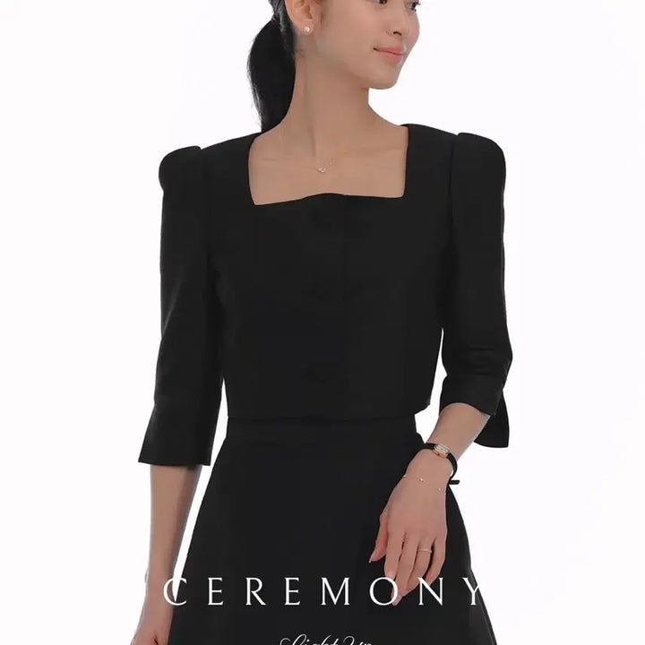 [BUNJANG] SIE Rie Wool Silk Jacket Black / [새상품] 시에(SIE) 리에 울 실크 자켓 / 하객룩 돌잔치 상견례
