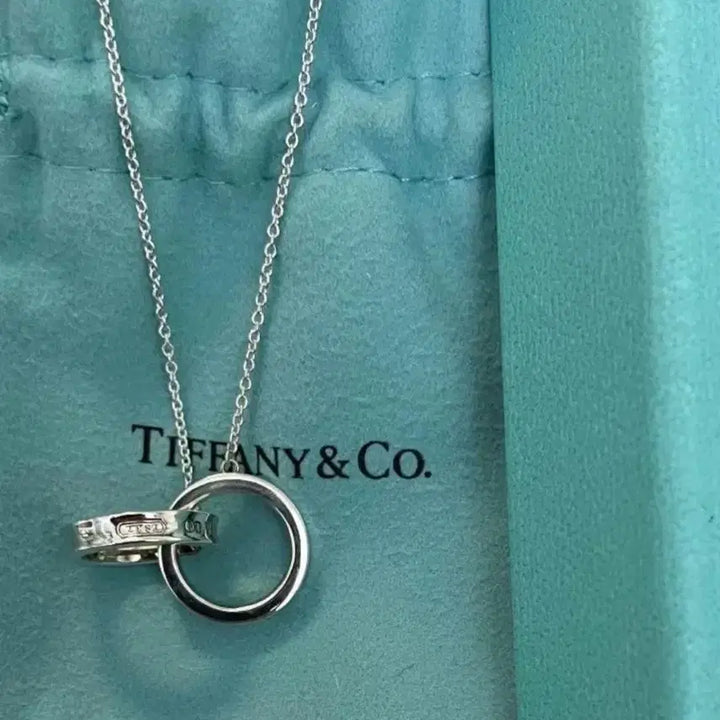 [BUNJANG] Tiffany &amp; Co. Interlocking Circle Pendant Necklace / 티파니 목걸이