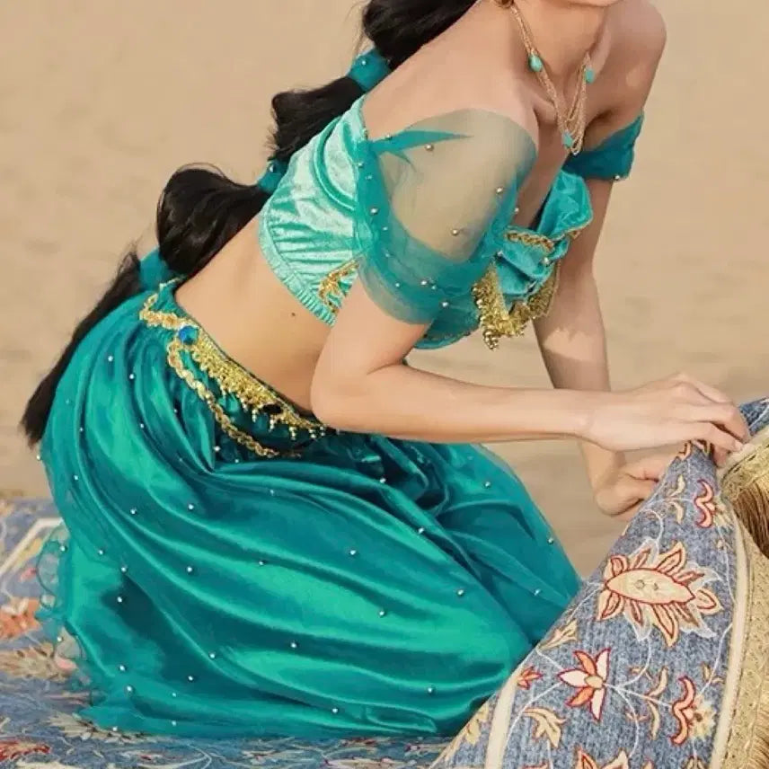 [BUNJANG] Jasmine Costume Rental for Graduation Photoshoots, Cosplay, and Halloween / 자스민 의상대여 졸사 코스프레 스냅 할로윈