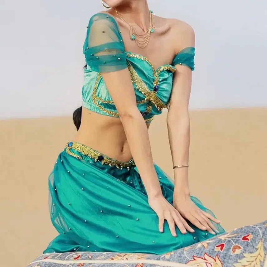 [BUNJANG] Jasmine Costume Rental for Graduation Photoshoots, Cosplay, and Halloween / 자스민 의상대여 졸사 코스프레 스냅 할로윈