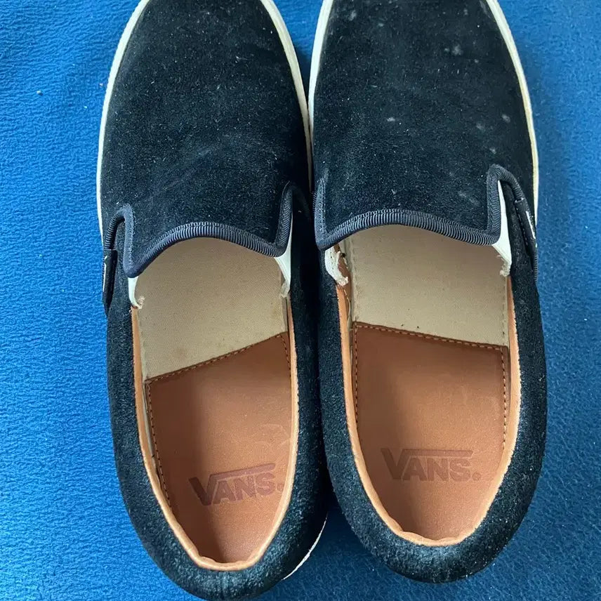 [BUNJANG] Vans Suede Black Slip-On V3060S Shoes / [280] 반스 스웨이드 블랙 슬립온 Vans V3060S 모델