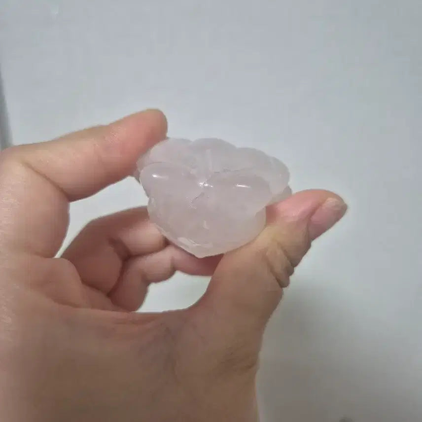 [BUNJANG] Milky Rose Quartz Gumiho Carving / 밀키로즈쿼츠 구미호카빙