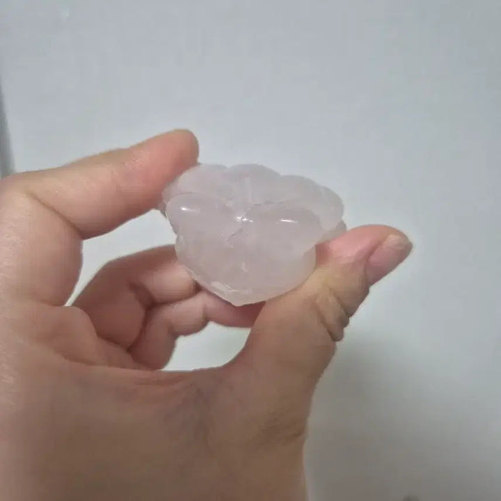 [BUNJANG] Milky Rose Quartz Gumiho Carving / 밀키로즈쿼츠 구미호카빙
