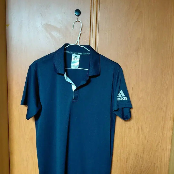 [BUNJANG] Adidas Navy Polo Short Sleeve T-Shirt / 아디다스 네이비 폴로 반팔 티셔츠
