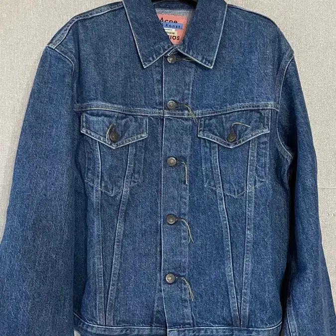 [BUNJANG] Acne Studios 1998 Dark Blue Distressed Denim Jacket / 아크네스튜디오 데님 자켓 1998 다크 블루