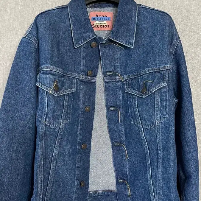 [BUNJANG] Acne Studios 1998 Dark Blue Distressed Denim Jacket / 아크네스튜디오 데님 자켓 1998 다크 블루
