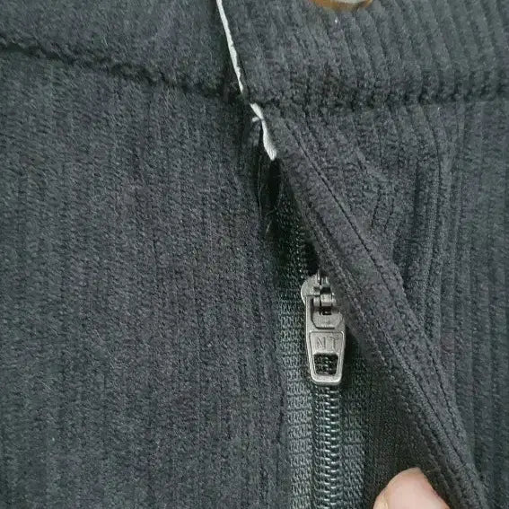 [BUNJANG] Black Corduroy Pants / (새옷)블랙 코듀로이 골덴 바지 34