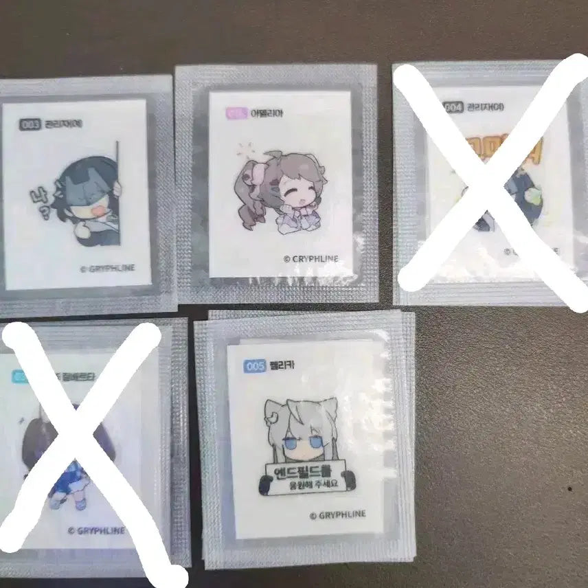 [BUNJANG] Arknights Endfield GS25 Album Sticker / 명일방주 엔드필드 gs25 띠부씰 포토카드 교환가능