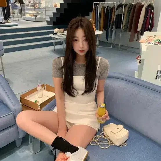 [BUNJANG] Siyes Siyes Shop White Tweed Scott Skirt S / 최종가*새상품) 시예 샵시예 시예샵 화이트 트위드 스코트 스커트 S