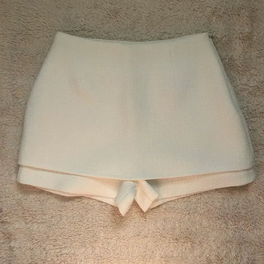 [BUNJANG] Siyes Siyes Shop White Tweed Scott Skirt S / 최종가*새상품) 시예 샵시예 시예샵 화이트 트위드 스코트 스커트 S