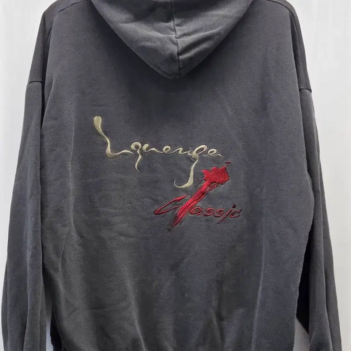[BUNJANG] Lineage Classic Antares Raid Gray Zip-Up Hoodie / 리니지 클래식 그레이 후드집업 안타라스레이드