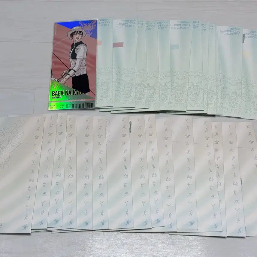 [BUNJANG] Team Rejin Pop-Up Game Ticket Set 1 &amp; 2 / 팀레진 팝업 경기 티켓 1, 2탄 판매 합니다.