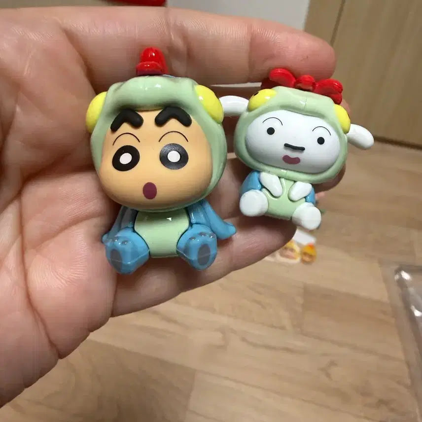 [BUNJANG] Crayon Shin-chan Figure Keychain Set / 짱구 피규어 키링 세트 새제품