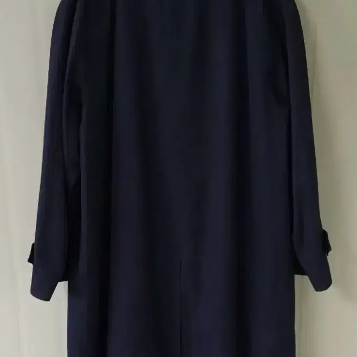 [BUNJANG] Burberry Dark Navy Balmacaan Trench Coat / 버버리 다크 네이비 발마칸 트렌치코트