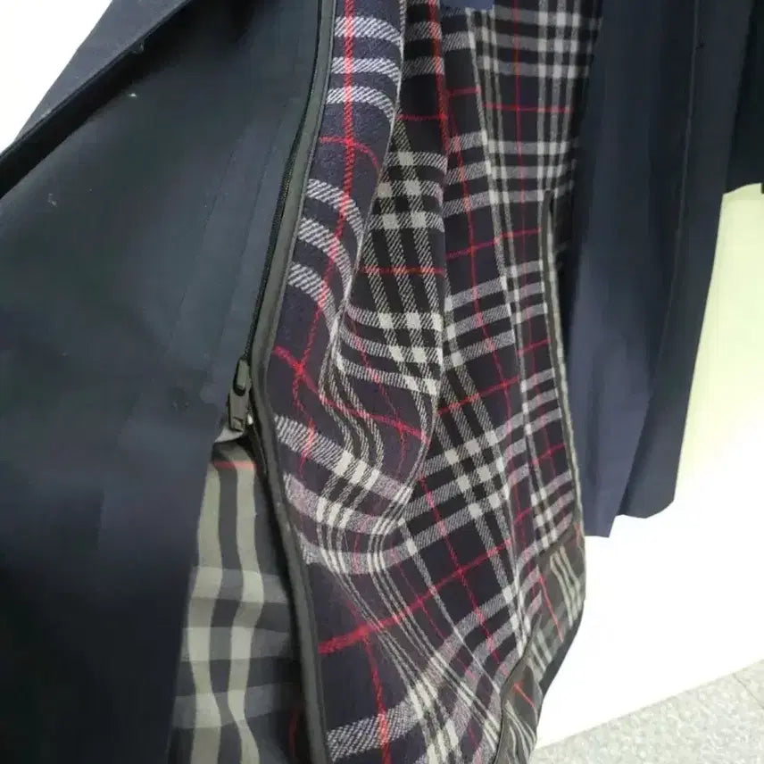 [BUNJANG] Burberry Dark Navy Balmacaan Trench Coat / 버버리 다크 네이비 발마칸 트렌치코트