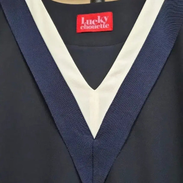 [BUNJANG] Lucky Chouette Navy Pleated Dress Size 36 / 택포)럭키슈에트 플리츠 원피스 36