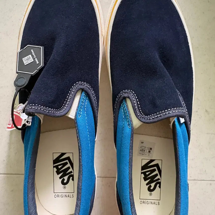 [BUNJANG] Vans Vault OG Classic Slip-On Navy Blue / 반스 볼트 OG 클래식 슬립온 네이비 블루 280