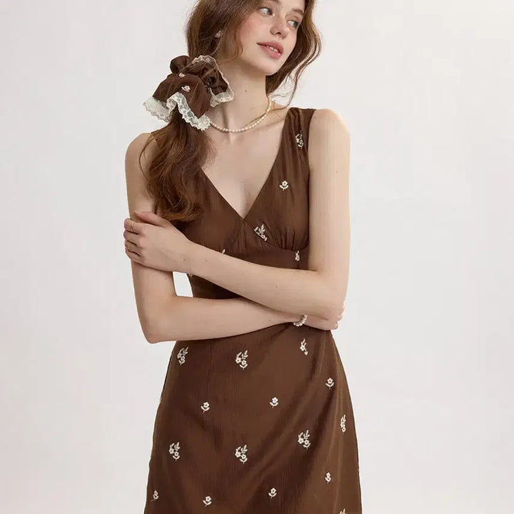 [BUNJANG] Sinsden Coco Floral Mini Dress / 신스덴 코코플로럴 미니원피스