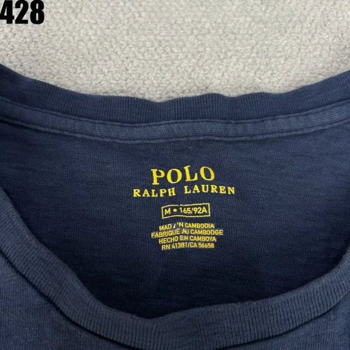 [BUNJANG] Polo Ralph Lauren Navy Short Sleeve T-Shirt M / 폴로 랄프로렌 네이비 반팔 티셔츠 m