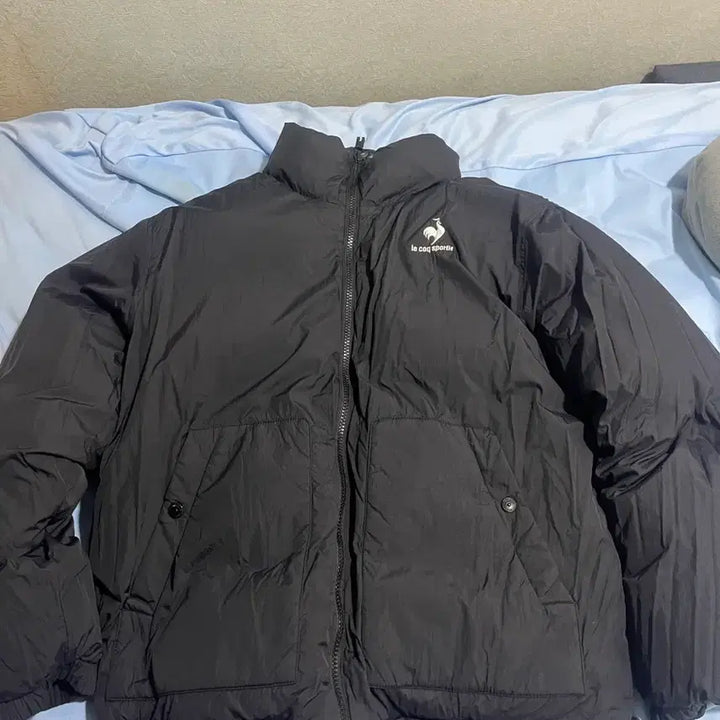 [BUNJANG] Le Coq Sportif Black Padded Jumper / 르꼬끄 스포르티브 블랙 패딩 점퍼