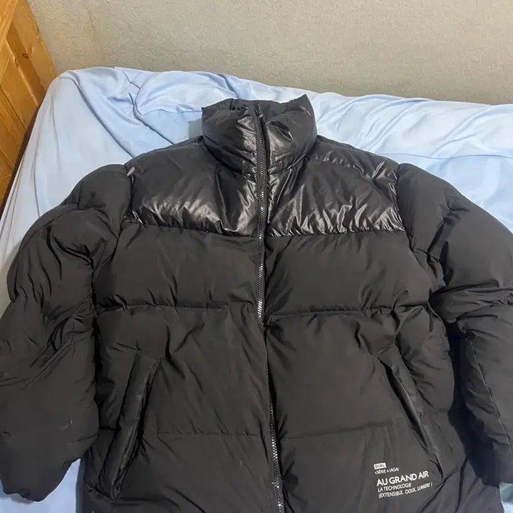 [BUNJANG] Le Coq Sportif Black Padded Jumper / 르꼬끄 스포르티브 블랙 패딩 점퍼