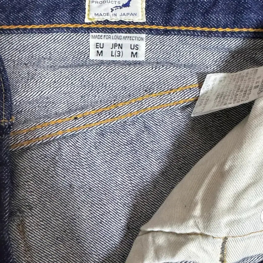 [BUNJANG] OrSlow 107 One Wash Denim Jeans / 오어슬로우 107 원워시(3) 밑단수선불량 5,6번사진 마지막1개