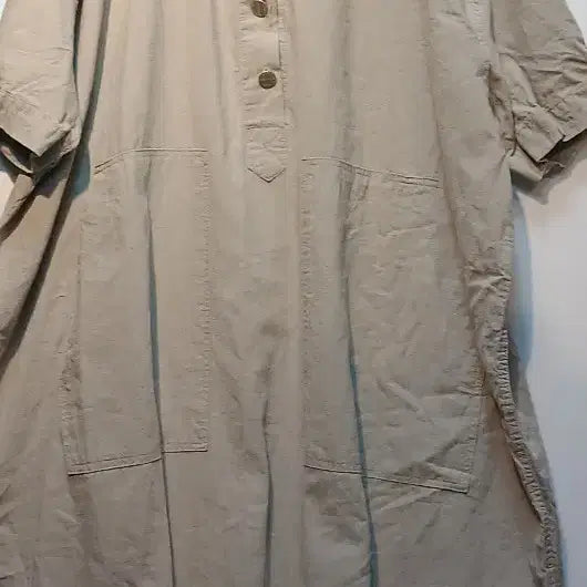 [BUNJANG] Modern Shirt Style Long Dress / 모던한 셔츠형 롱 원피스