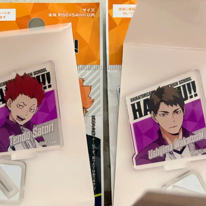[BUNJANG] Haikyuu!! Shiratorizawa Daizo Acrylic Stand Bundle Set Ushijima Tendou / [일괄] 하이큐 다이소 아크릴스탠드 시라토리자와 우시지마 텐도