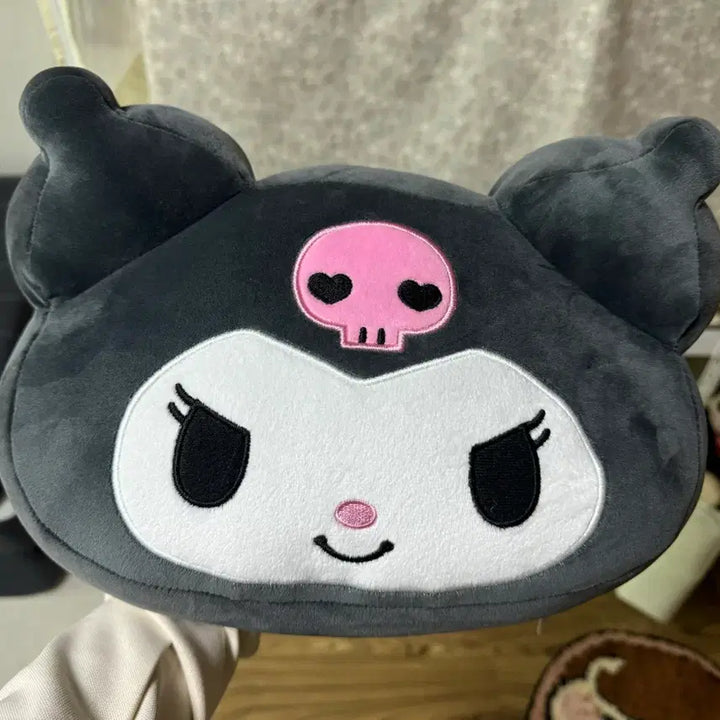 [BUNJANG] Kuromi Cushion Plush Doll / 쿠로미 쿠션 인형 판매 :)
