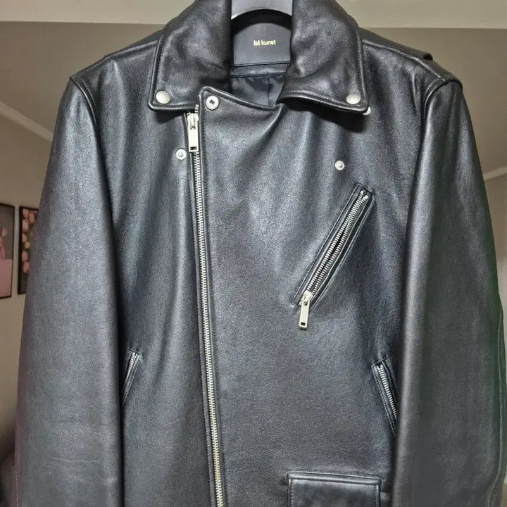 [BUNJANG] istkunst Natural Lambskin Leather Rider Jacket / 이스트쿤스트(istkunst) 천연양가죽 라이더 가죽자켓